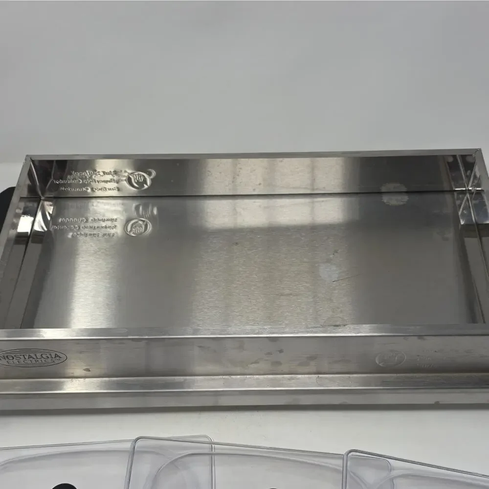 Nostalgia Electrics Buffet Server 3-Compartment 3x1.5 qt 180W BCD-332